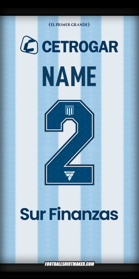 Trikot Racing Club 2025 -  name - 2