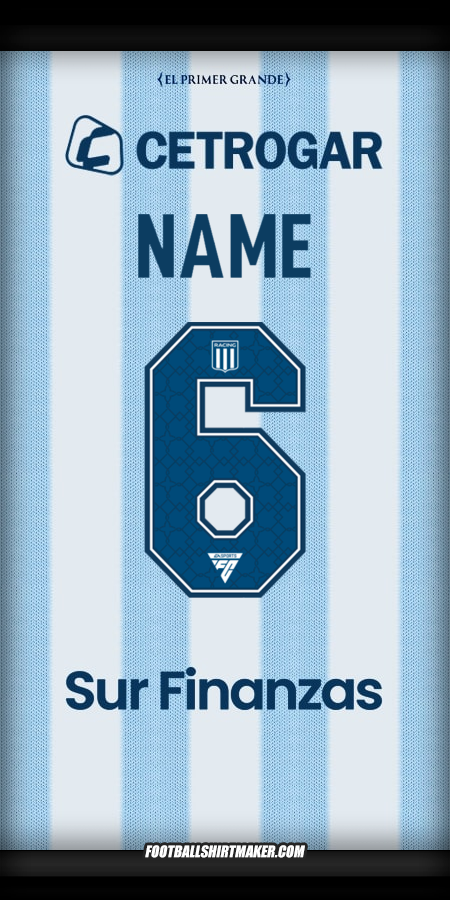 Shirt Racing Club 2025 -  name - 6
