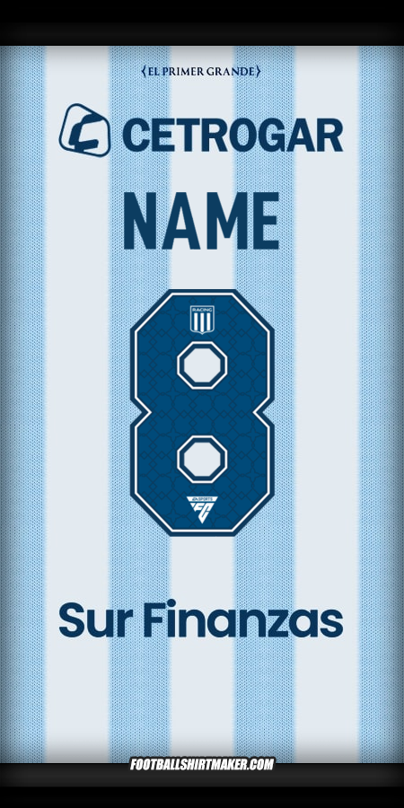 Trikot Racing Club 2025 -  name - 8