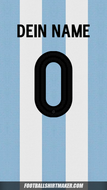 Trikot Argentinien 50 Años Adidas -  dein name - 0