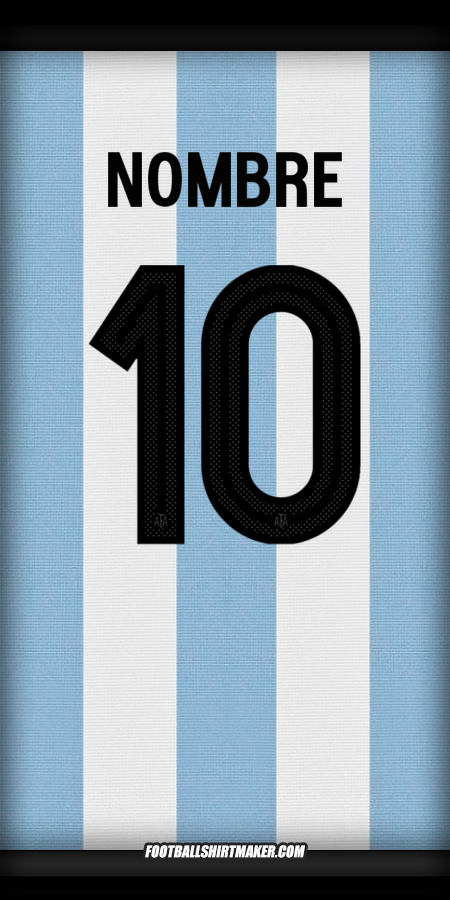 Jersey Argentina 50 Años Adidas -  nombre - 10
