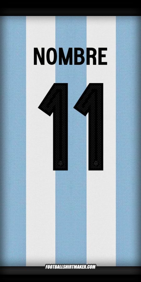 Jersey Argentina 50 Años Adidas -  nombre - 11