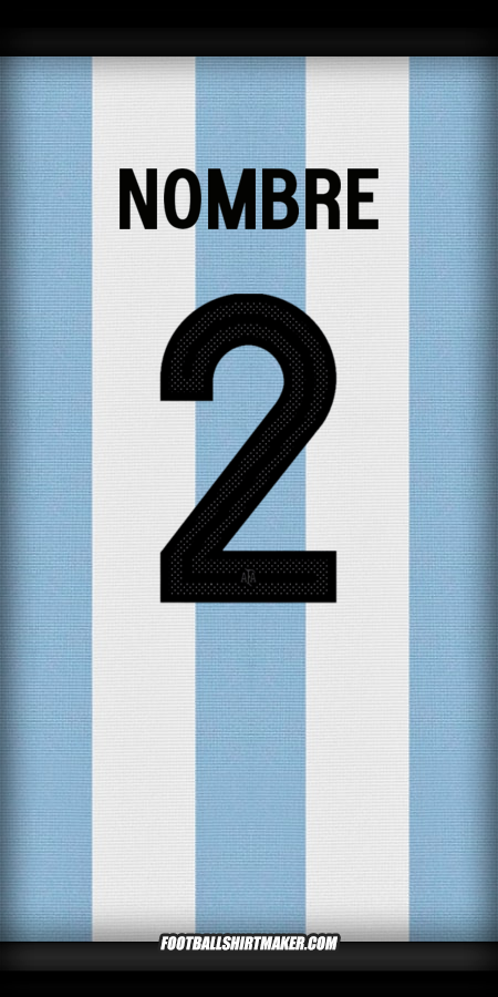 Jersey Argentina 50 Años Adidas -  nombre - 2