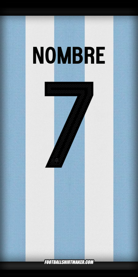 Jersey Argentina 50 Años Adidas -  nombre - 7