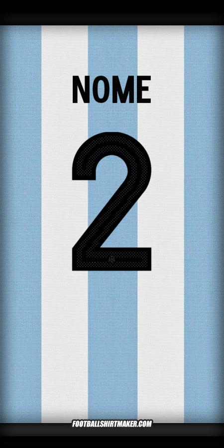 Maglia Argentina 50 Anni Adidas -  nome - 2