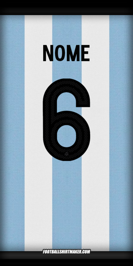 Maglia Argentina 50 Anni Adidas -  nome - 6