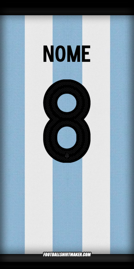 Maglia Argentina 50 Anni Adidas -  nome - 8