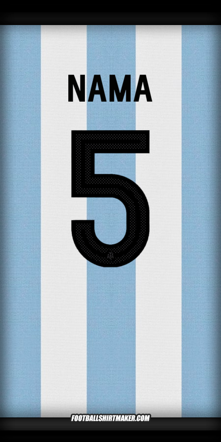 Jersey Argentina 50 Tahun Adidas -  nama - 5