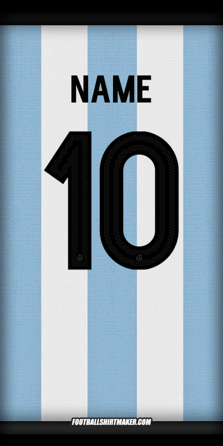 Jersey Argentina 50 Years Adidas -  name - 10