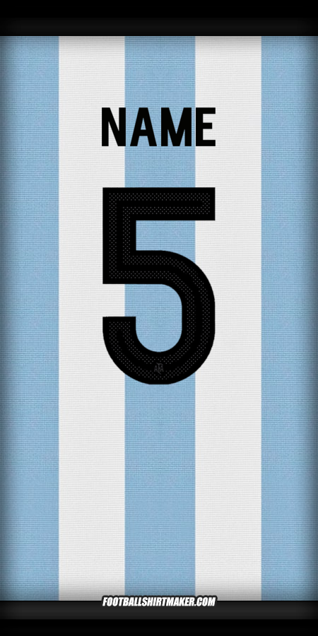Shirt Argentina 50 Years Adidas -  name - 5