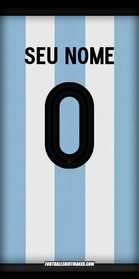 Camisa Argentina 50 Anos Adidas -  seu nome - 0