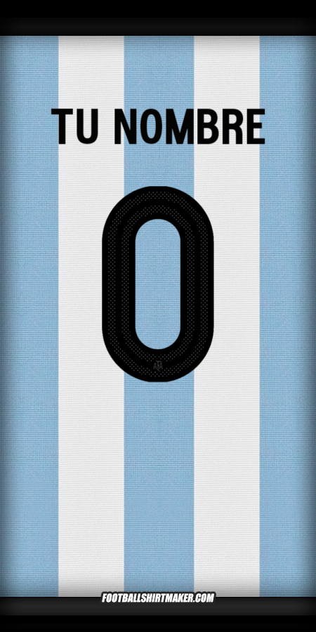 Jersey Argentina 50 Años Adidas -  tu nombre - 0