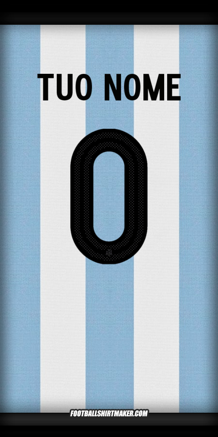 Maglia Argentina 50 Años Adidas -  tuo nome - 0