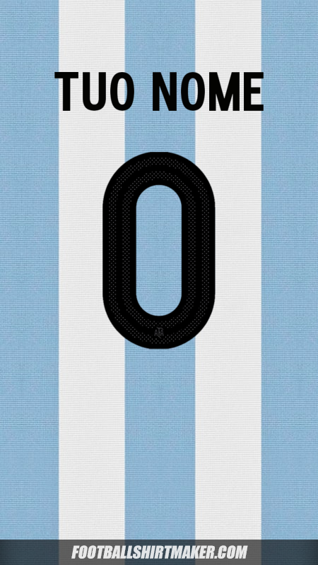 Maglia Argentina 50 Años Adidas -  tuo nome - 0