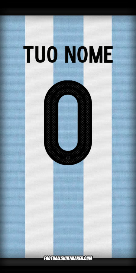 Maglia Argentina 50 Anni Adidas -  tuo nome - 0