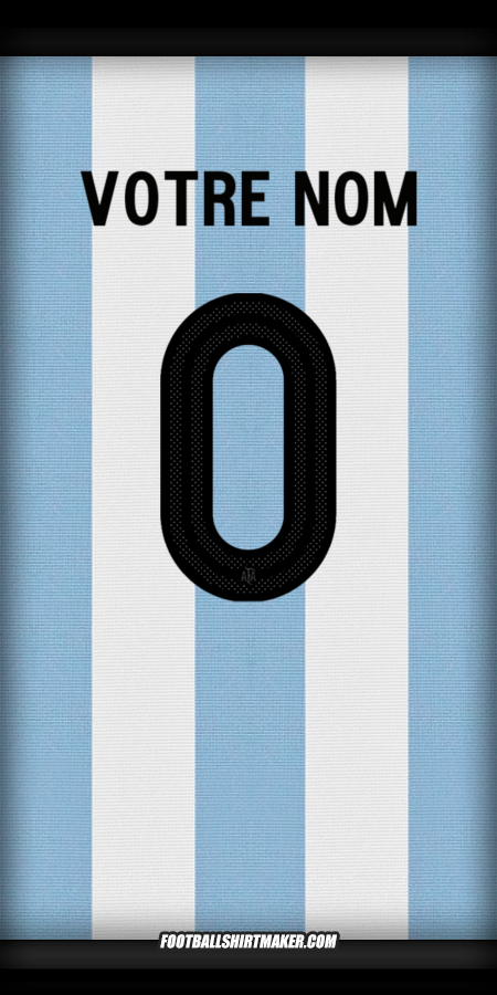 Maillot Argentine 50 Años Adidas -  votre nom - 0