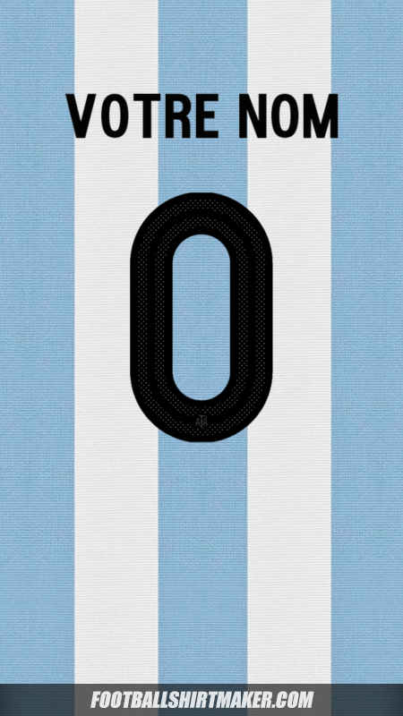 Maillot Argentine 50 Años Adidas -  votre nom - 0