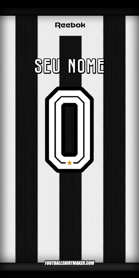 Camisa Botafogo 2024/2025 -  seu nome - 0