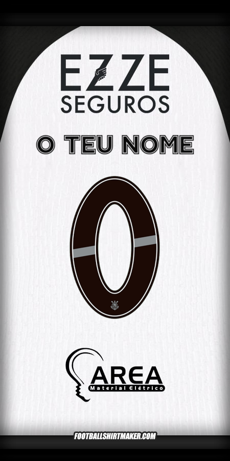 Camisola Corinthians 2025/2026 -  o teu nome - 0