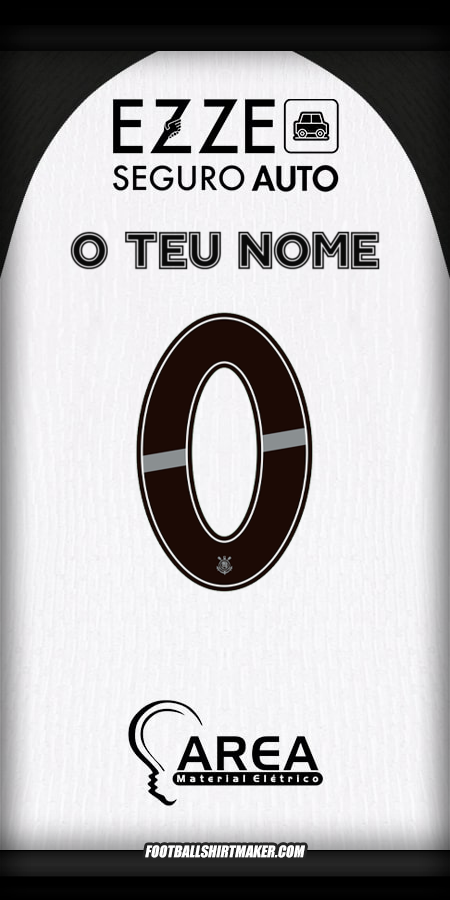 Camisola Corinthians 2025/2026 -  o teu nome - 0