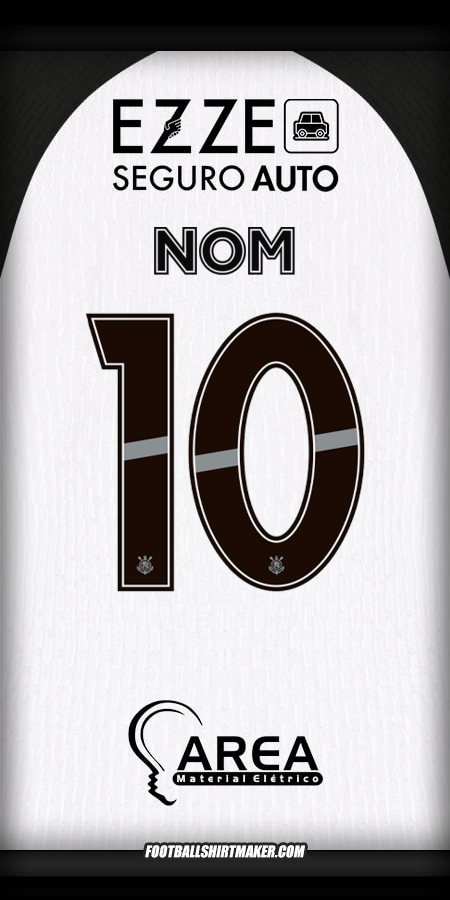 Maillot Corinthians 2025/2026 -  nom - 10