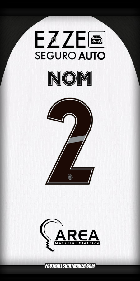 Maillot Corinthians 2025/2026 -  nom - 2