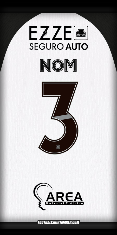 Maillot Corinthians 2025/2026 -  nom - 3