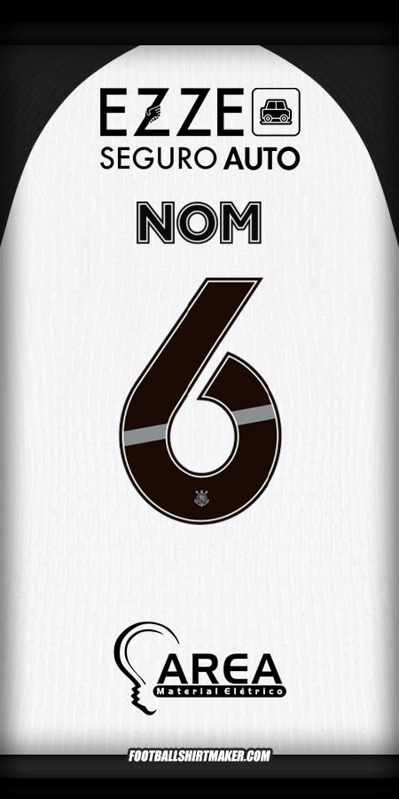 Maillot Corinthians 2025/2026 -  nom - 6