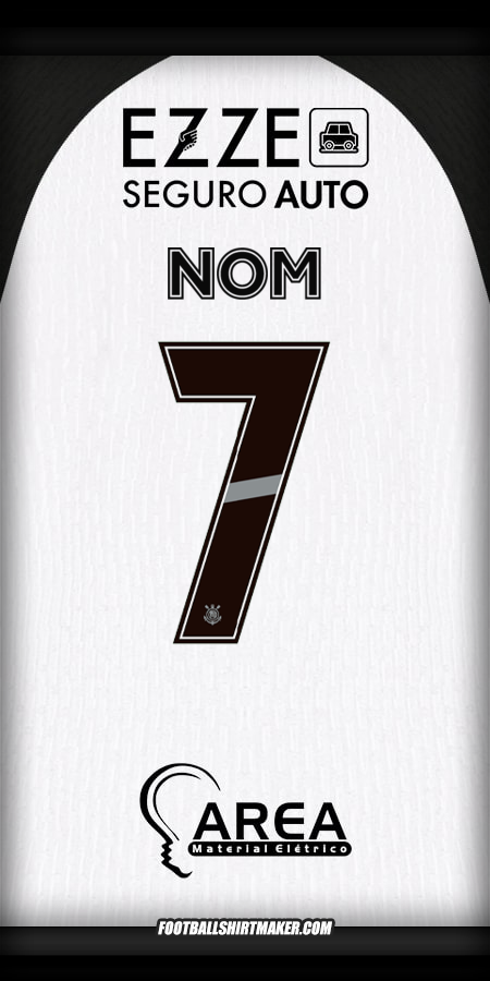 Maillot Corinthians 2025/2026 -  nom - 7