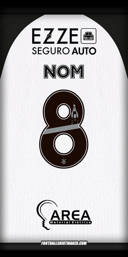 Maillot Corinthians 2025/2026 -  nom - 8