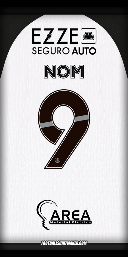 Maillot Corinthians 2025/2026 -  nom - 9