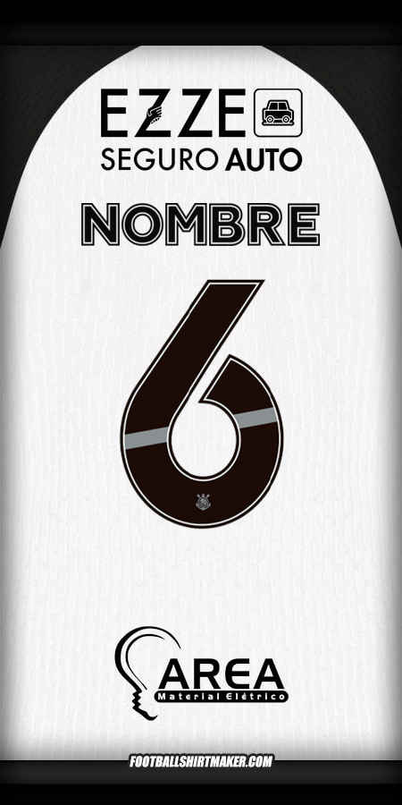 Jersey Corinthians 2025/2026 -  nombre - 6