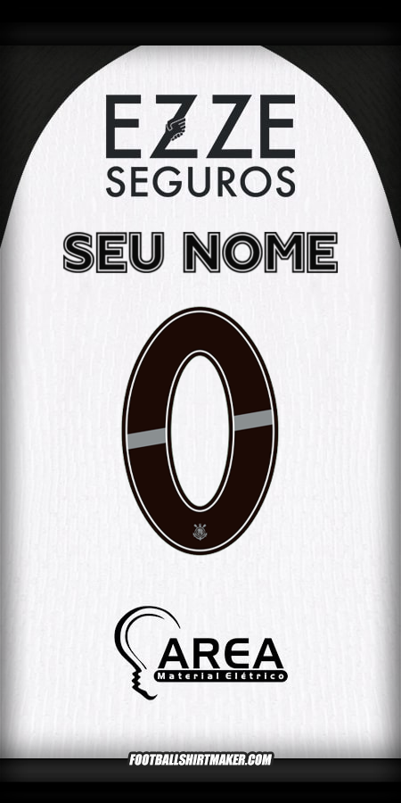 Camisa Corinthians 2025/2026 -  seu nome - 0