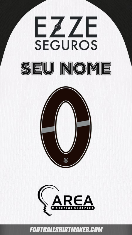 Camisa Corinthians 2025/2026 -  seu nome - 0