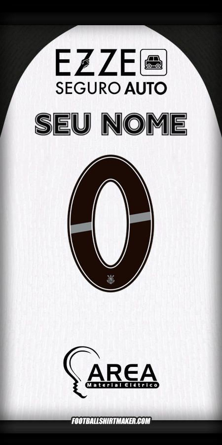 Camisa Corinthians 2025/2026 -  seu nome - 0