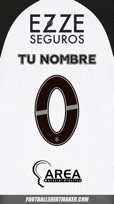 Jersey Corinthians 2025/2026 -  tu nombre - 0