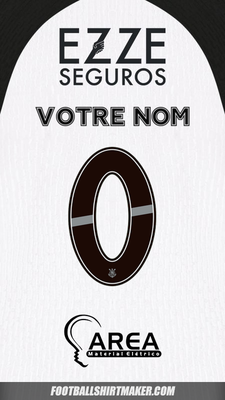 Maillot Corinthians 2025/2026 -  votre nom - 0