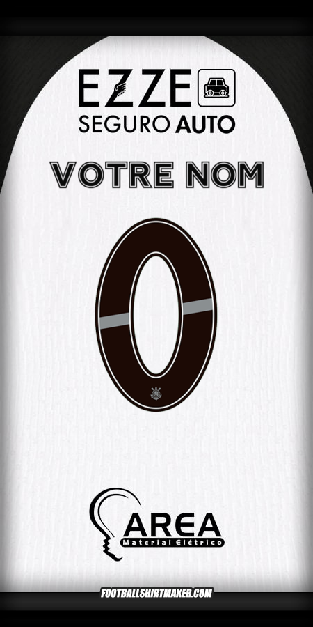 Maillot Corinthians 2025/2026 -  votre nom - 0