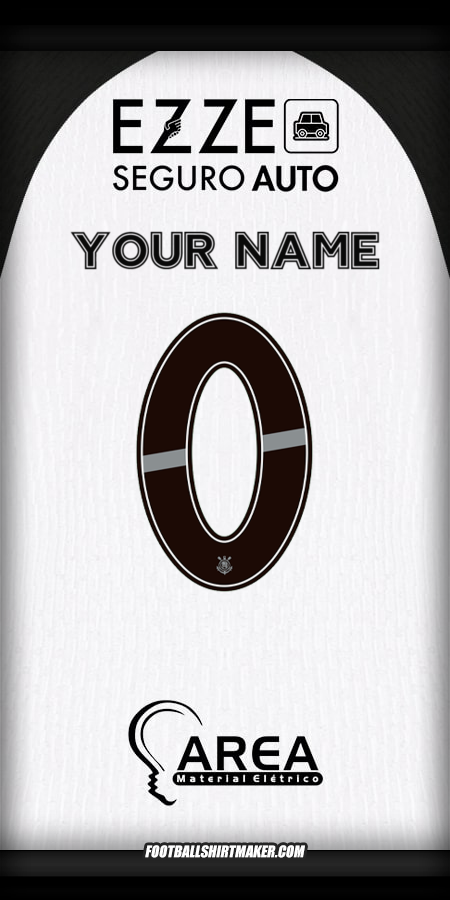 Shirt Corinthians 2025/2026 -  your name - 0