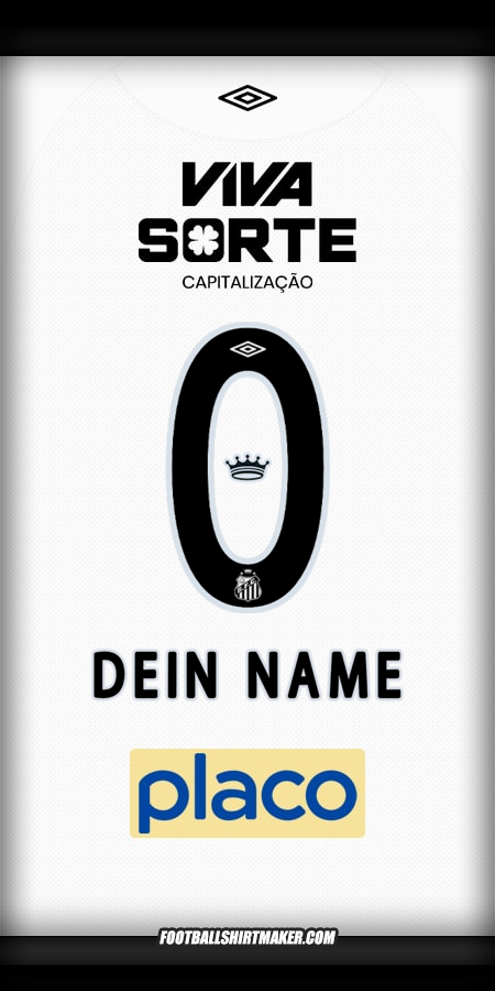 Trikot Santos FC 2025/2026 -  dein name - 0