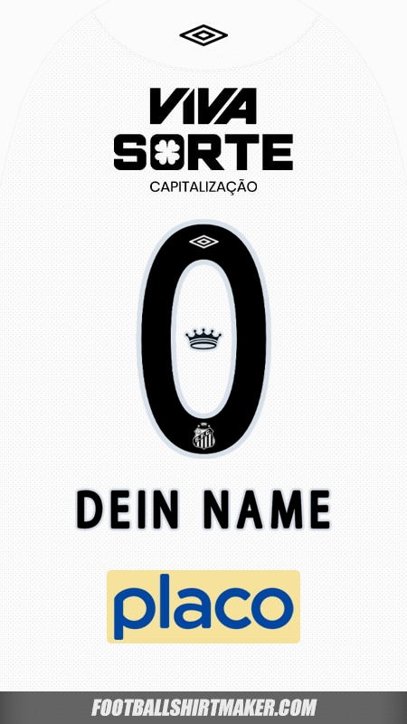Trikot Santos FC 2025/2026 -  dein name - 0