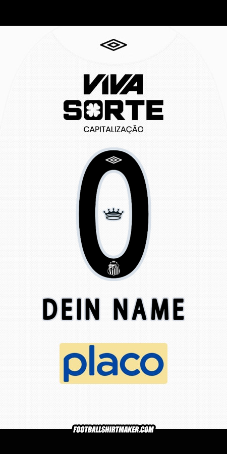 Trikot Santos FC 2025/2026 -  dein name - 0