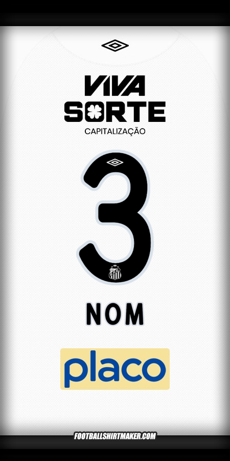 Maillot Santos FC 2025/2026 -  nom - 3