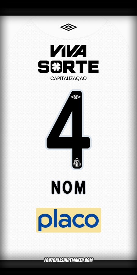Maillot Santos FC 2025/2026 -  nom - 4