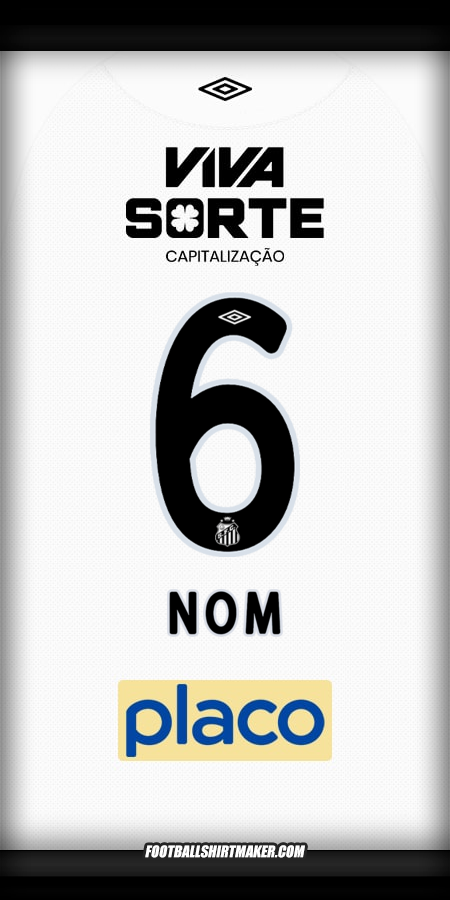 Maillot Santos FC 2025/2026 -  nom - 6