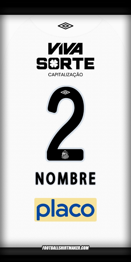 Camiseta Santos FC 2025/2026 -  nombre - 2