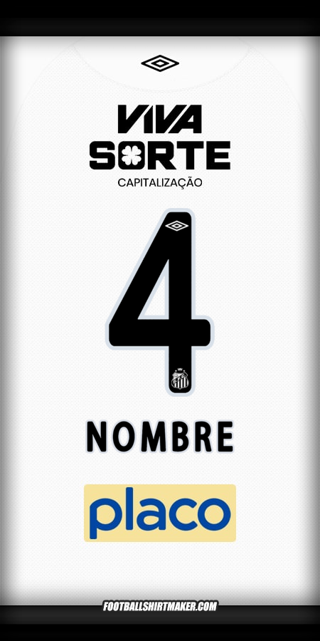 Camiseta Santos FC 2025/2026 -  nombre - 4