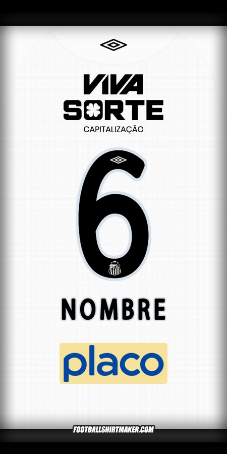 Jersey Santos FC 2025/2026 -  nombre - 6