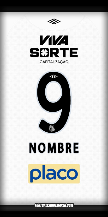 Camiseta Santos FC 2025/2026 -  nombre - 9
