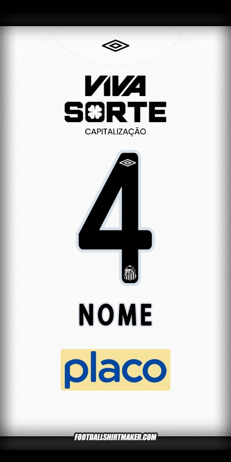 Maglia Santos FC 2025/2026 -  nome - 4